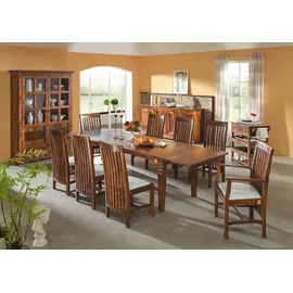 Massivmoebel24 Oxford 90 x 76 x 90 cm honig lackiert