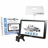 Unispectra® 12 Zoll TV 12V / 230V HD LED Digitaler DVB-T/T2 (Frei Empfangbar) TV USB PVR & Mediaplayer, FM-Tuner, HD-IN, AV IN/Out ideal für Heim, Wohnmobil, Boot, Wohnwagen, Camping, LKW