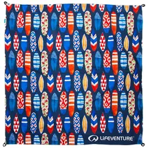Lifeventure Picknickdecke Surfboards blau 150 x 150 cm