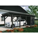 Kiehn-Holz Carport-Geräteraum 2,99 x 1,74 m grau
