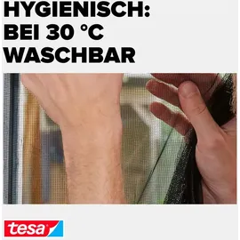Tesa Fliegenschutzgitter Insect Stop Standard 110 x 130 cm Anthrazit