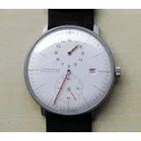 JUNGHANS 27/4493.02 max bill Herrenuhr Regulator Bauhaus mit Lederband