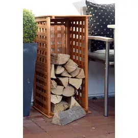 Dobar Kaminholzregal 39 x 85 cm braun