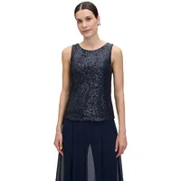Vera Mont Pailletten-Top ohne Arm in Night sky), |