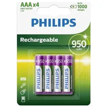 Philips Rechargeable AAA 950 mAh 4 St.