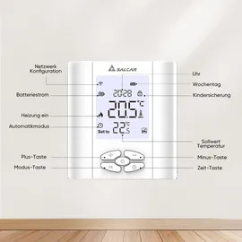 salcar Heizkörperthermostat Smart WiFi programmierbar