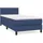 vidaXL Boxspringbett 100 x 200 cm Blau