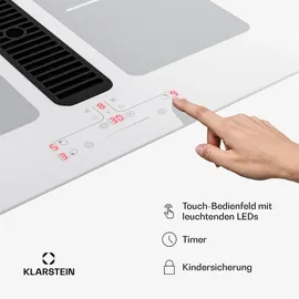 Klarstein Full House Induktionskochfeld mit Dunstabzug