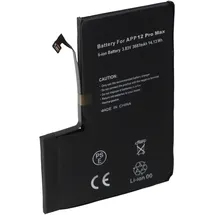 AccuCell Akku passend für Apple iPhone 12 Pro Max, Li-Polymer, 3,83V, 3687mAh, 14,13Wh, built-in, ohne Werkzeug