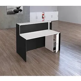 Kerkmann Empfangstheke BARI gerade, anthrazit, weiß 140,0 x 95,0 x 112,0 cm