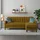 dorel home Ecksofa DOREL HOME "Celine, L-Form", gelb (curry), B:213cm H:83cm T:154cm, Webstoff, 100% Polyester, Sofas, Ecksofa, mit Bett-Funktion und Stauraum. Recamiere beidseitig montierbar