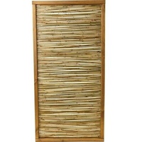 Teilelement Bambus geschlossen im Rahmen 90 x 180 cm