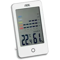 ADE Digitales Hygrometer mit Schimmelalarm | weiß