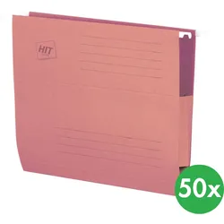 Hängemappen mit seitlichen Fröschen, rosa, 50 Stk.