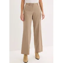 bonprix Leinenhose Loose Fit Braun 44