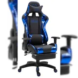 CLP Turbo XL Kunstleder schwarz/glanz blau