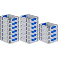 Proregal 16x Eurobox NextGen Color | HxBxT 12x30x40cm |
