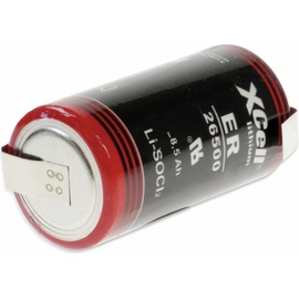 kraftmax Lithium 3,6V Batterie ER26500 C Zelle Z Lötfahne Baby