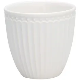 GREENGATE Kaffeetasse Mini Latte Cup Alice 0,1 l Weiß