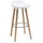 miliboo Design-Barhocker 2er-Set  Weiß