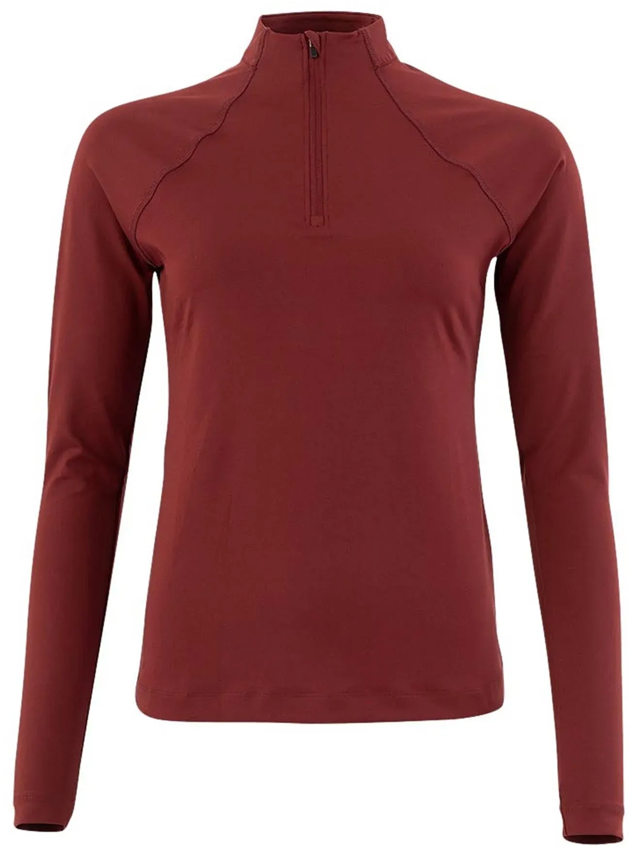 BR CLX Damen Langarm Zip Up Shirt