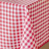 Douceur d'intérieur Tischdecke Vichy 150 x 200 cm Rot
