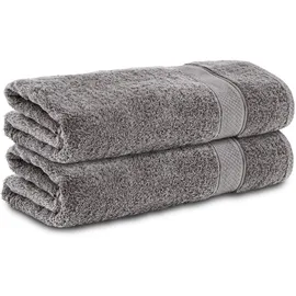 Komfortec Handtuchset 70 x 140 cm grau 2 St.