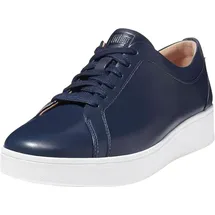 FitFlop Damen Rally Leder Sneaker, Midnight Navy (Marineblau), 38 EU