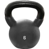 Sporttrend 24 Kettlebell Kettlebell 6kg, Kugelhantel Hantel, Schwunghantel Fitnesskugel Fitnesshantel Hantel Hanteln schwarz