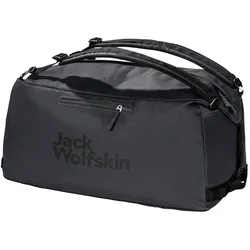 Reisetasche JACK WOLFSKIN "TRAVELTOPIA DUFFLE 65", grau (phantom), Polyester, Taschen