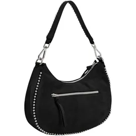 FredsBruder Schultertasche All About Beads Midi Hobo Bag Black