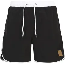 URBAN CLASSICS Retro Swimshorts Schwarz M