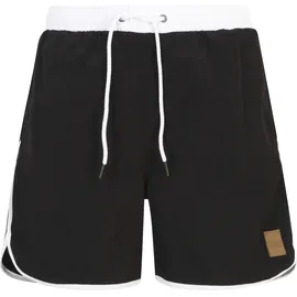 URBAN CLASSICS Retro Swimshorts Schwarz M