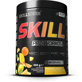 skill nutrition Pre-Workout Tropical Punch Pulver 400 g