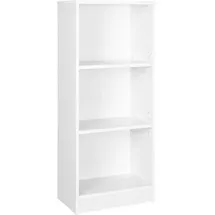 Songmics Kinderbücherregal LBC103W 24 x 40 x 93 cm Holz weiß