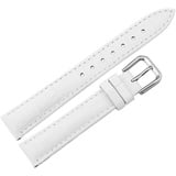 Kalbsleder-Ersatzarmband aus Leder, Slub-Muster, mehrfarbig, Valentinstagsgeschenk, weiß, 12 mm, Armband, verstellbar