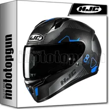HJC Helmets C10 Aspa Schwarz/Grau/Blau L