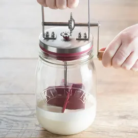 Kilner Butterfass mit Drehkurbel 1 Liter
