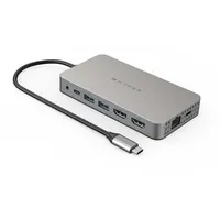 Targus Hyper Drive Dual 4K HDMI 10-in-1 USB-C Hub, USB-C 3.0 [Stecker] (HDM1H-GL)