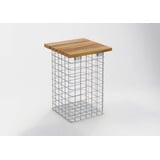 Gabiona Hocker feuerverzinkt MW 5 x 5 cm, TEAK