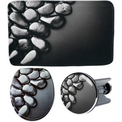 3-teiliges Badezimmer Set Hot Stones