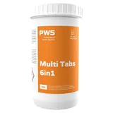 PWS Professional Multi Tabs 6in1 - 1 kg - Chlortabletten Multifunktion Tabs für Pool MAXI 200g