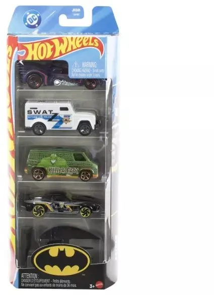 Hot Wheels: Spielzeugautos: Batman 5er-Set