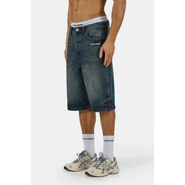 Pegador Jeansshorts "Kolar Jorts", Herren, Gr. 34, N-Gr, faded dunkelblau, Denim/Jeans, Obermaterial: 100% Baumwolle, regular fit ca. Mitte Oberschenkel, Jeans Jeansshorts, Baumwolle, regular fit