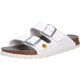 Birkenstock Arizona ESD Birko-Flor schmal weiß 43
