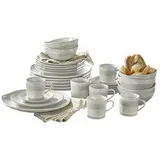 Loberon Périers Geschirrset 30-tlg. creme