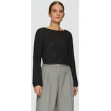 s.Oliver Fließendes Langarmshirt mit Glitzerstreifen - 36