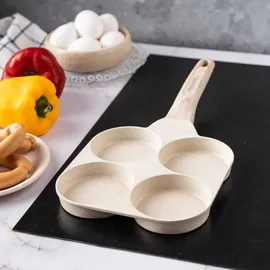 OEM Marmor Bratpfanne für Eier, 4 Abschnitte Klausberg KB-7823