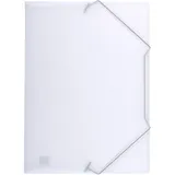 Oxford Eckspanner A4, aus Kunststoff, farblos, transparent, 10 Stück