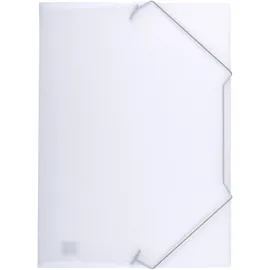 Oxford Eckspanner A4, aus Kunststoff, farblos, transparent, 10 Stück